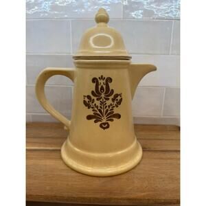 Pfaltzgraff Village #6-550 Stoneware Tea‎ Pot with Lid Vintage Made in USA 10"